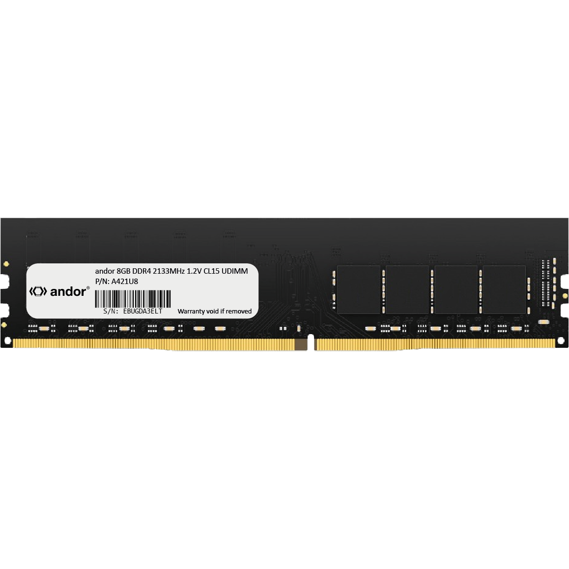 andor DDR4 2133MHz Masaüstü (UDIMM) RAM